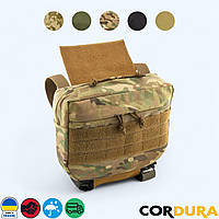 Напашник великий для балістики / сумка тактична на липучці та Моллі