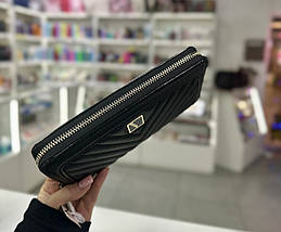 Кошелек Victoria's Secret Large Wallet with Zip Black, фото 4