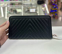 Кошелек Victoria's Secret Large Wallet with Zip Black, фото 5
