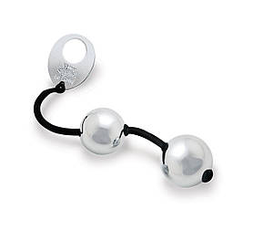 Сріблясті вагінальні кульки Fifty Shades Of Grey, 21.6 х 3.2 см