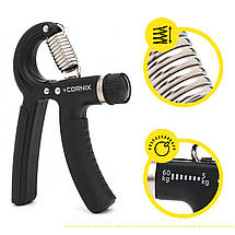 Набір еспандерів Cornix Hand Grip Workout Kit 5 шт. XR-0269 Black Poland, фото 4