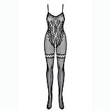 Комбінезон із квітковим візерунком і імітацією панчіх, OS, фото 3