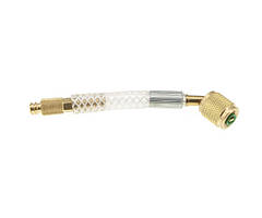 Адаптер 1/4" SAE + шланг зі зворотнім клапаном для шприців DRAA Leak Stop (Elke 11.072T.1/4)