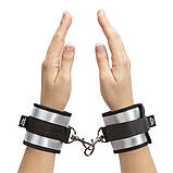 М'які наручники Fifty Shades Of Grey сріблясто-чорні, фото 5