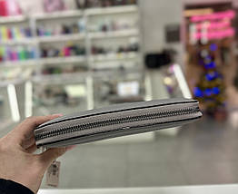 Гаманець Victoria's Secret Large Wallet with Zip Grey, фото 3