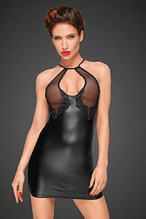 Сексуальне чорне плаття з прозорим бюстом NOIR S