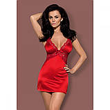 Сексуальна червона сорочки з мереживом L/XL, фото 2