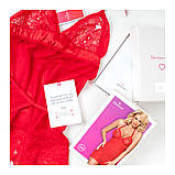 Сексуальна червона сорочки з мереживом L/XL, фото 9