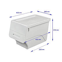 Контейнер для хранения белый 45.5*28.5*31CM SW-00002421, фото 3