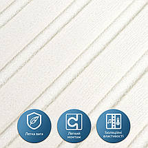 Панель-рейка в рулоні білий 2900*350*6мм (D) SW-00002068, фото 5