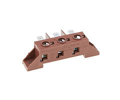 Колодка клемна 3-полюсна (FV110, 40A, 450V) універсальна (аналог DIHR 500550, GEV 550278, LF 3247016) - SKL