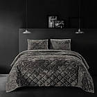 Покривало велюрове 230*250 ТМ Номе Textile Velour Marble колір коричневий