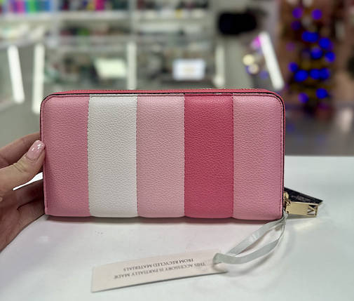 Кошелек Victoria's Secret Wallet V Logo Multicolor Stripe, фото 3
