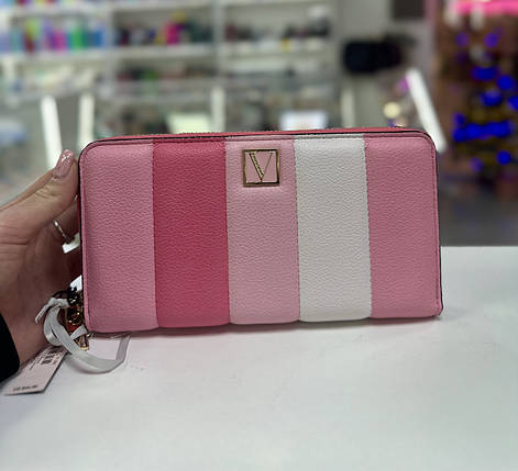 Кошелек Victoria's Secret Wallet V Logo Multicolor Stripe, фото 1