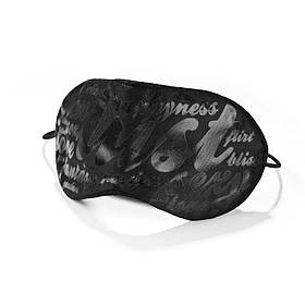 Маска із заплющеними очима Blind Passion Bijoux Indiscrets, чорна