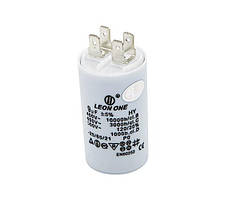 Конденсатор CBB60 9 мкФ 450V, з клемами (Leon One)