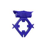 Ерекційне кільце з вібропулею ML Creation, синє, фото 2