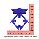 Ерекційне кільце з вібропулею ML Creation, синє, фото 4
