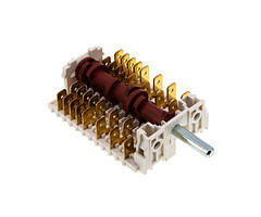 Перемикач режимів духовки для плити Indesit (Dreefs 11HE-056), 7 позицій, ручка 24 мм - C00078435