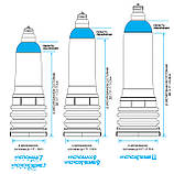 Гідропомпа BATHMATE HYDROMAX 9 для збільшення члена, блакитна, фото 4