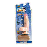 Вібратор реалістичний на присоску Topco Sales з дротовим пультом, бежевий, 21.5 х 4.3 см, фото 3