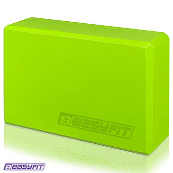 Блок для йоги EasyFit EVA Салатовий
