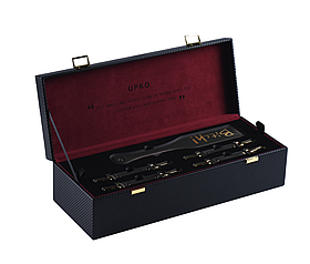 Валіза ваших таємних бажань UPKO Kinky Tools Set італійська шкіра, чорний