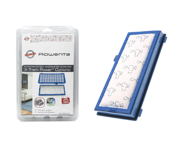 Фільтр вихідний HEPA для порохотяга Rowenta X-Trem Power Cyclonic (207x98 мм) - RS-RT3931 / ZR902301 (в