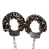 Поножи метал із хутром леопардові, фото 2