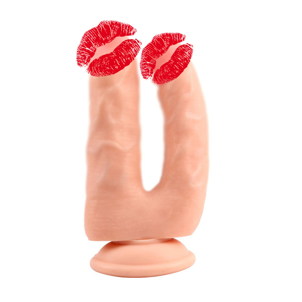 Фалоїмітатор Chisa Ballsy Bromeo для подвійного проникнення на присоску, 18 см х 3.5 см, фото 1