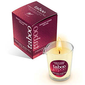 Масажна свічка RUF, 60 г, Taboo Candle Fiery Caresses з ароматом папороті
