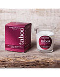 Масажна свічка RUF, 60 г, Taboo Candle Fiery Caresses з ароматом папороті, фото 3