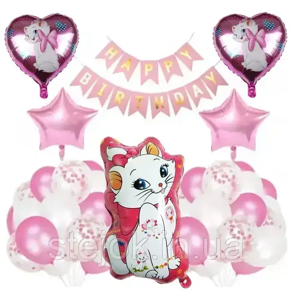 Набір куль Кішечка Мері до дня народження, фото 1