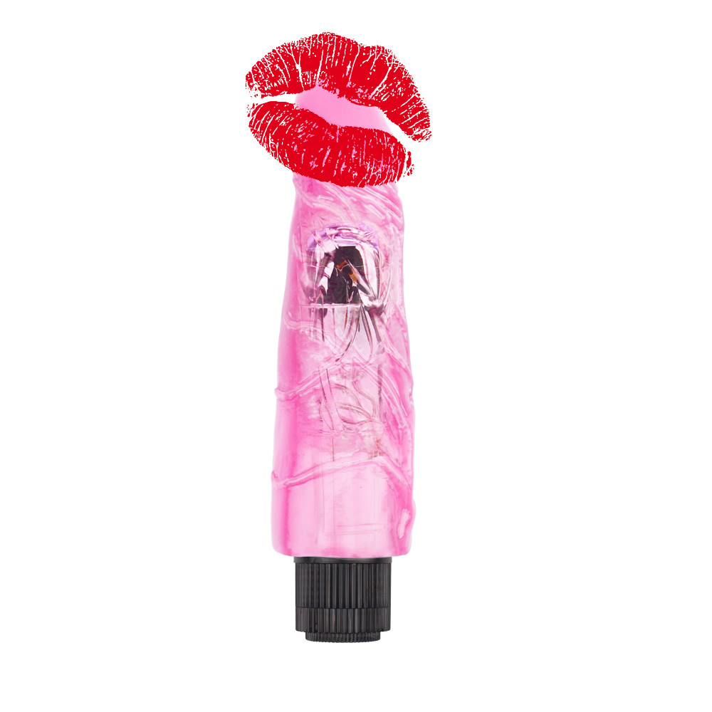 Вібратор реалістичний Chisa Hi-Rubber, рожевий, 23.5 х 5 см, фото 1