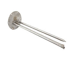 Фланець бойлера Gorenje під сухі ТЕНи (D=163 мм, L=428 / 425 / 436 мм), 6 отворів (10 мм), три трубки