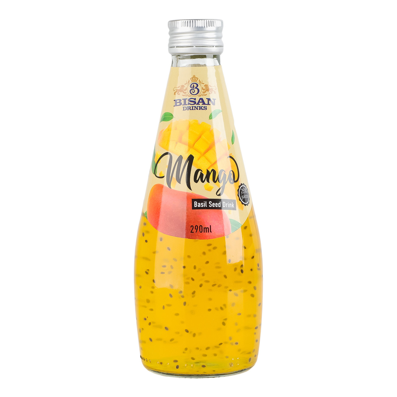 BISAN напій Basil Seed Drink MANGO 290мл c/б