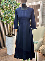 Елегантна жіноча сукня, тканина "Креп-Дайвінг" 54, 56, 58, 60, 62, 64 розмір 54, фото 4