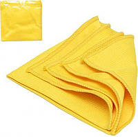 Серветки з мікрофібри для скла 5шт/уп (30х30см) жовта "PROFIT!"