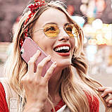 Силіконовий чохол для iPhone SE 2022/2020/8/7 - Glitter з блискітками, Рожевий, фото 3