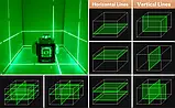 ВЕЛИКИЙ Перехресний лазерний рівень Laser на 2 акумулятори, фото 5