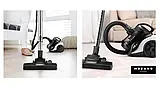Пилосос циклонний без мішка Mozano AGD/ODK/B/02#BIAL з турбощіткою, фото 8