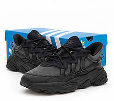 Adidas Ozweego Black Кросівки Адидас Озвиго чоловічі чорні
