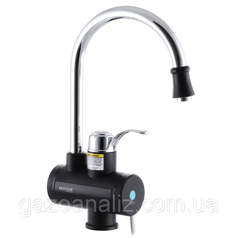 Проточний водонагрівач Mixxus Electra 240-E Black 3 kW (MI2828)