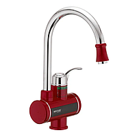 Проточний водонагрівач Mixxus Electra 240-E Red (з індик. темп.) (MI2748)