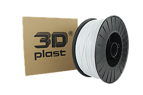 Нитка ABS (АБС) пластик для 3D принтера, 2,5кг 1.75 мм, білий
