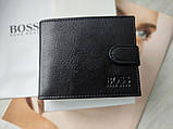 Чоловічий подарунковий набір Hugo Boss годинник, шкіряний ремінь і гаманець black, фото 2