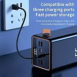 Повербанк 100000 mAh YM-655 широка коробка, Зовнішній акумулятор зі швидким заряджанням, Powerbank, фото 9