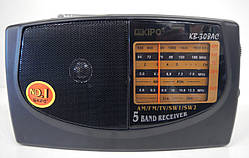Портативний радіоприймач на батарейках KIPO KB-308AC