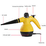 Відпарювач із функцією пароочисника Steam Cleaner DF-A001 (TM-115)/Рожевий відпарювач, фото 7