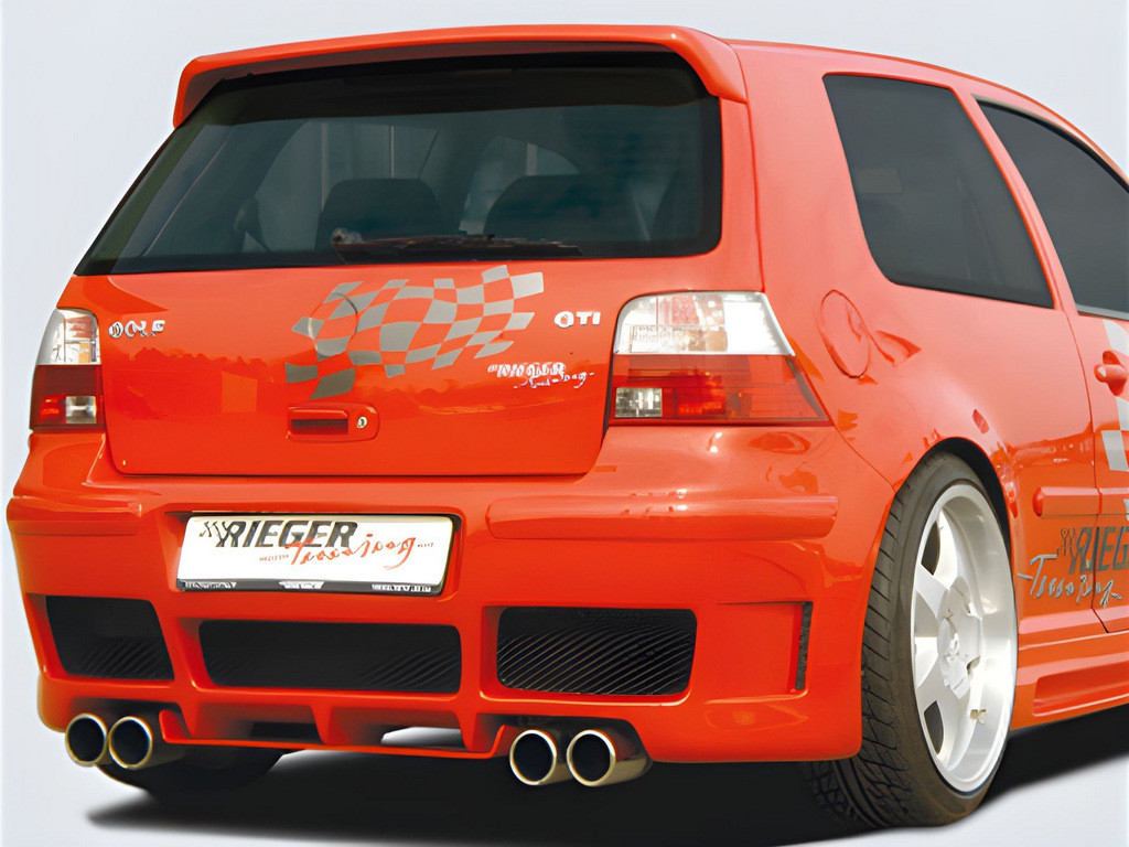 Спойлер DPT V-2 (HB, чорний глянець) для Volkswagen Golf 4